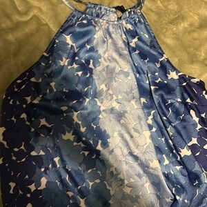 Blue and white ombré tank top Lane Bryant size 22